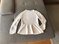 Mango Bluse weiss S 36 Perlen gold Shirt top gerafft Bayern - Fürth Vorschau