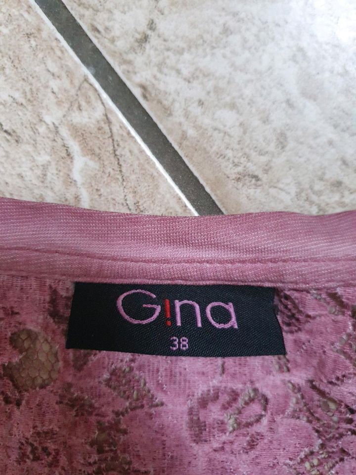 Gina Basic Langarmshirt Shirt Gr 38/M in Mengelrode