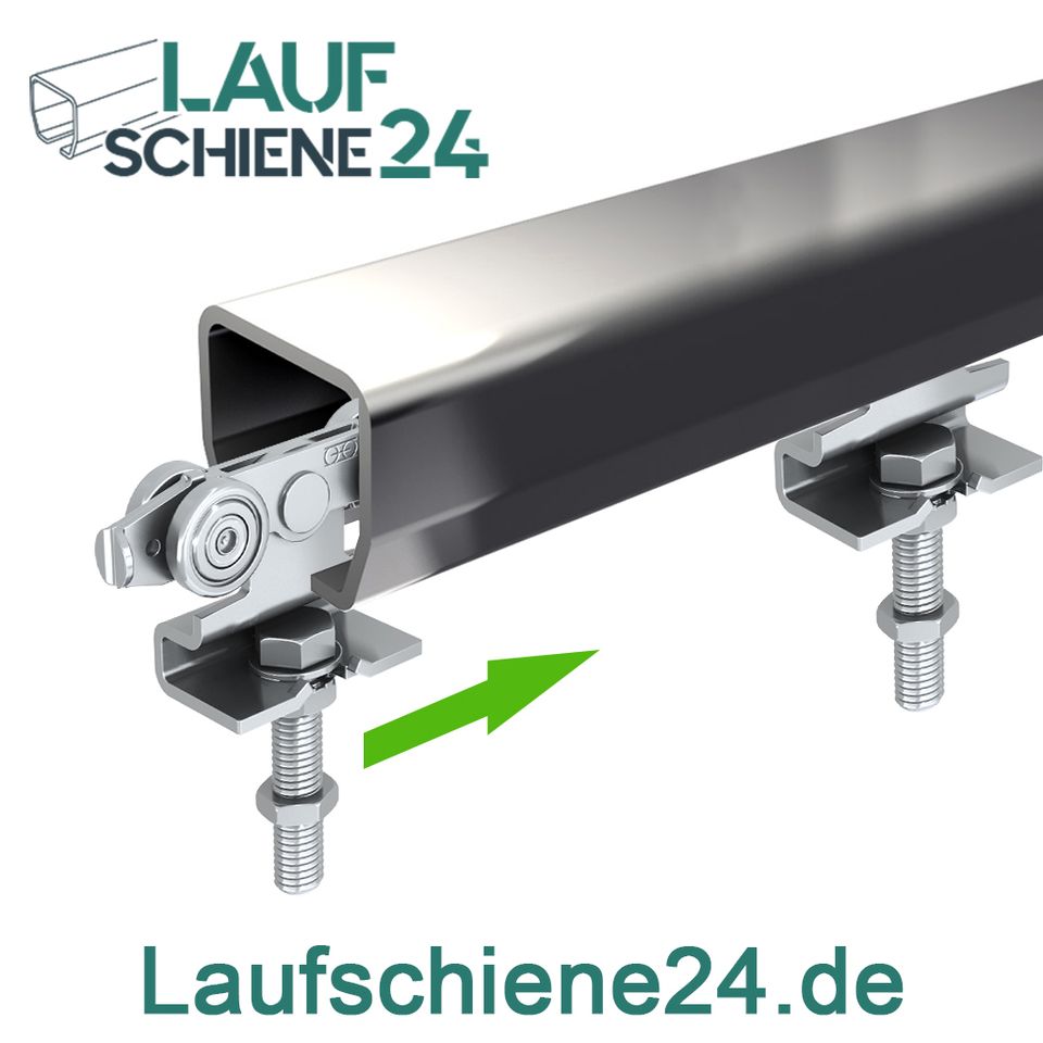 Schiebetür Schiene, Laufschiene, Schiebetorbeschlag, Roller in