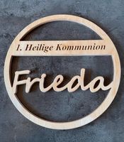 Rohling Türschild Kommunion Holz Name Frieda Nordrhein-Westfalen - Schleiden Vorschau