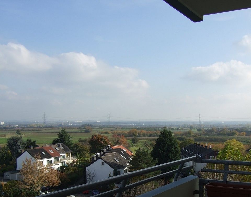 Herrlicher Fernblick -  offene 1,5 Zimmer-Whg mit Balkon, gepflegtes Haus - mitten im Rhein-Main-Gebiet in Hofheim am Taunus