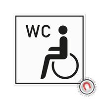 WC Behinderte Magnetschild Schild Warnschild Nordrhein-Westfalen - Castrop-Rauxel Vorschau