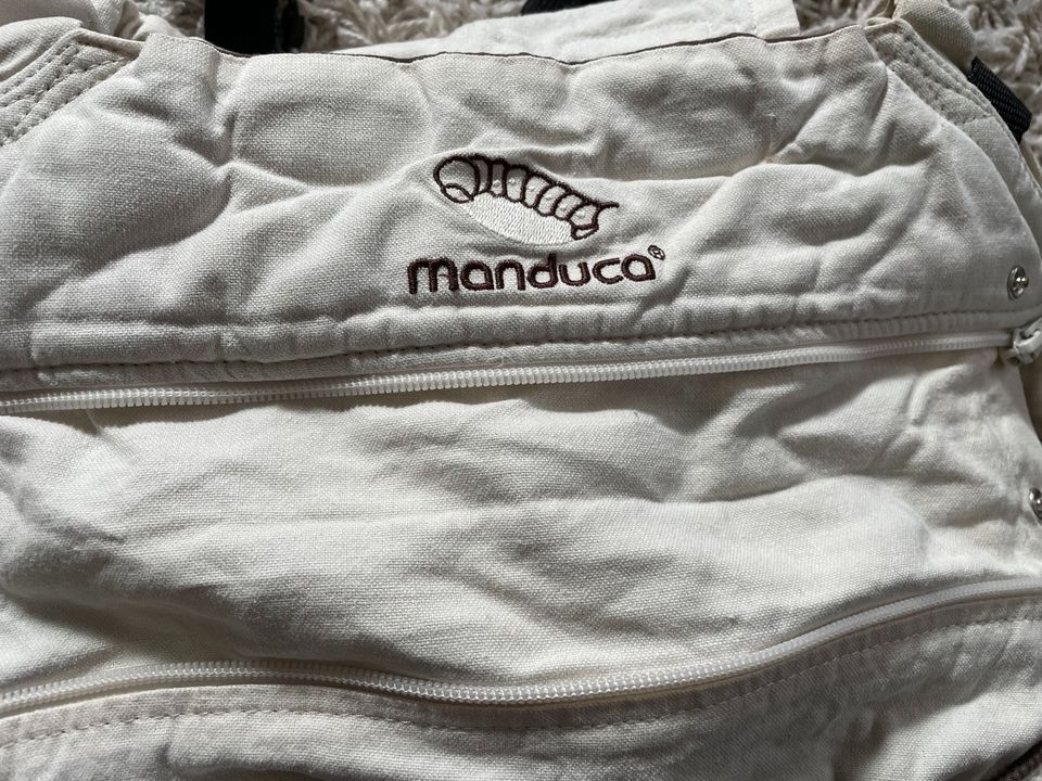 Manduca Babytrage beige braun schwarz in Dachau