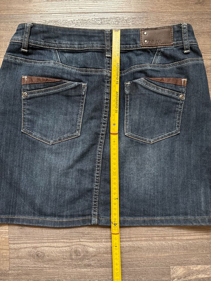 Jeans Minirock Größe 36 von ZERO in Niederwerrn