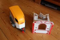 Pferdestall/Pferdebox und Pferdeanhänger von Playmobil Leipzig - Eutritzsch Vorschau