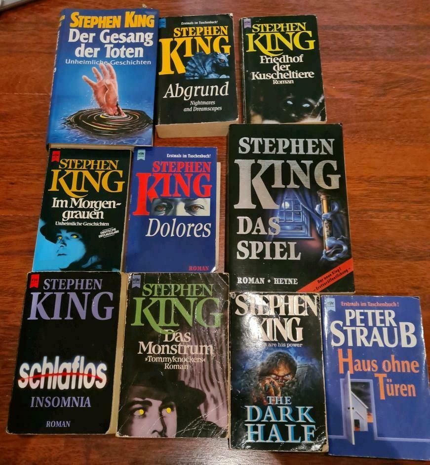 70 Bücher von Steven King,  Fitzek, Cross, Beckett, usw.. in Ganderkesee