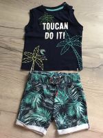 C&A Baby Club Sommer Set Shirt Shorts Gr 80 Nordrhein-Westfalen - Hiddenhausen Vorschau