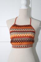 Shein Top Wickeltop Gr. XS S 34 36 braun orange creme bauchfrei N Nordrhein-Westfalen - Gelsenkirchen Vorschau