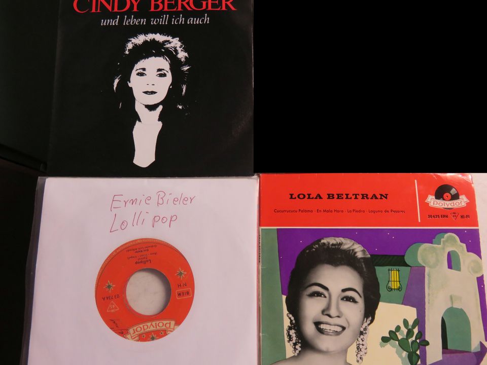 Schallplatten-Single-Vinyl- Schlager-Sammlung  1 in Graben (Lechfeld)