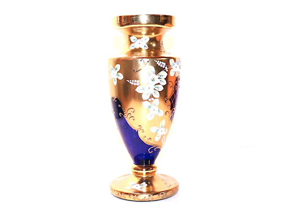 Fundstück - Kellerfund - Vase 24k Gold - Kobaltblau - Rarität in Siegen
