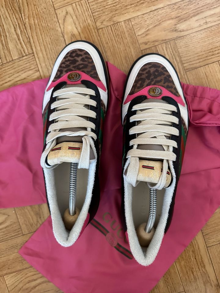 Gucci Screener Sneaker „Leopard“ in Mönchengladbach