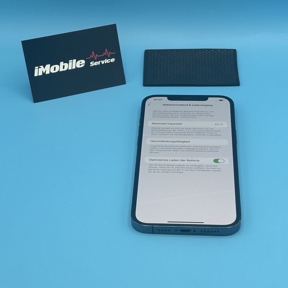 ⭐️ iPhone 12 Pro Max Sierra Blue 256GB Akkukap.: 82% Gebraucht N292 ⭐ in Berlin