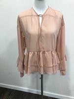 H&M Bluse Tunika Volants Rosé NEU XS 34 Niedersachsen - Lorup Vorschau