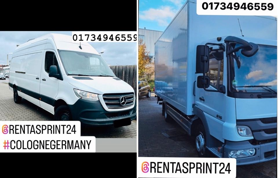 Transporter mieten / Sprinter mieten / LKW mieten ✅ in Köln