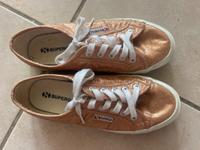 Top Superga  2750 Lamé 916 rose gold 38 Frankfurt am Main - Bornheim Vorschau