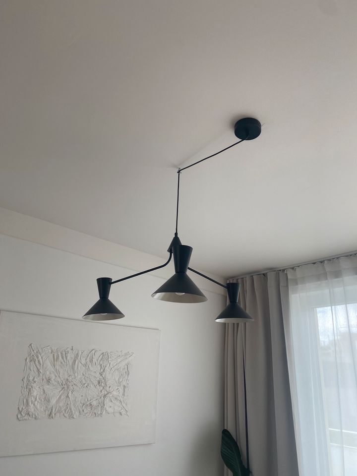 Lampe Schwarz Trend Blogger Hängeleuchte Metall Maison Du Monde in München