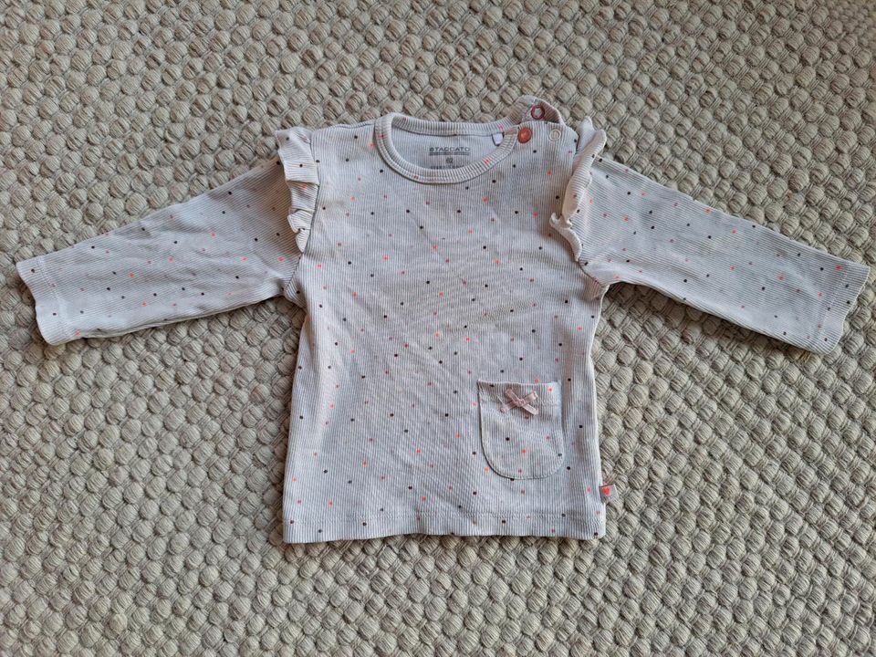 Staccato Langarmshirt warmes weiß bunte Punkte in Bornheim