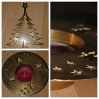 Weihnachten Dekoration Tannenbaum Teelichthalter Sterne Messing Essen - Essen-Kray Vorschau