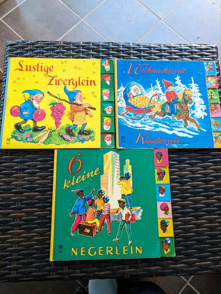 Alte Kinderbücher Lustige Zwerglein, 6 kleine Negerlein, Kinderze in Mindelheim