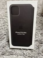 iPhone 11 Pro Max Leather Folio echte Lederhülle in schwarz Hessen - Neu-Isenburg Vorschau