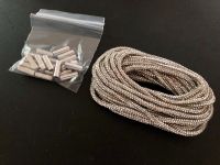 Schnürsenkel Kordel Strass Glitzer weiß 5 m 20 Endstücke NEU München - Trudering-Riem Vorschau