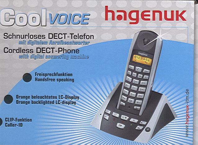 Hagenuk CoolVoice Funktelefon mit Anrufbeantworter OVP in Wannweil