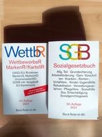 Sozialgesetzbuch 50.Auflage 2021 + WettbewerbsR Marken 43.Auflage Baden-Württemberg - Tübingen Vorschau