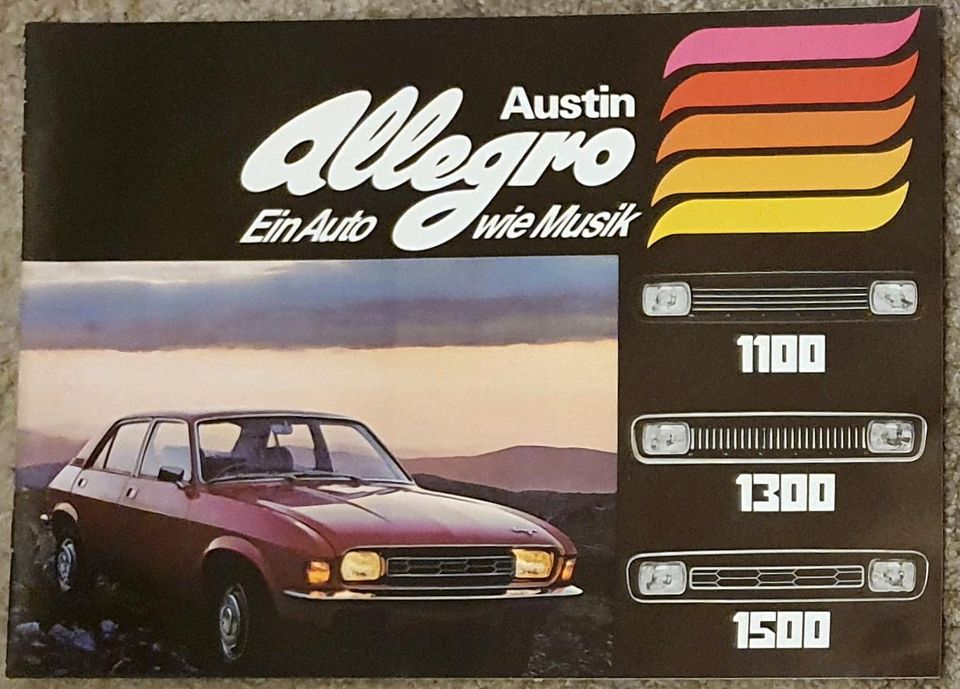 Prospekt Austin Allegro 1100 1300 1500 1975 in Mönchengladbach