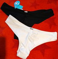 Bikini Hose Bademode Short Slip sexy Top gr XS weiß schwarz neu Sachsen - Mittweida Vorschau