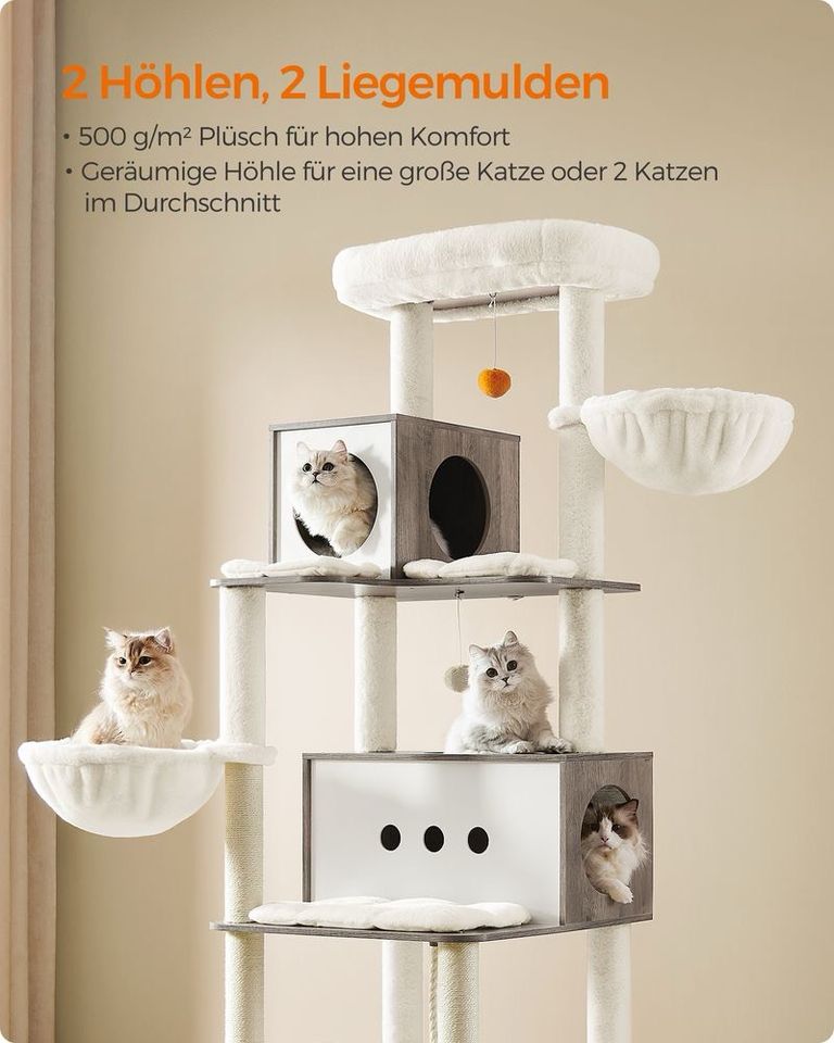 Katzenbaum, 197 cm, NEUWARE, 145€* in Köln