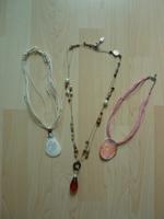 schicke Cecil Halskette Kette Modeschmuck rosa weiß Schleswig-Holstein - Kiel Vorschau