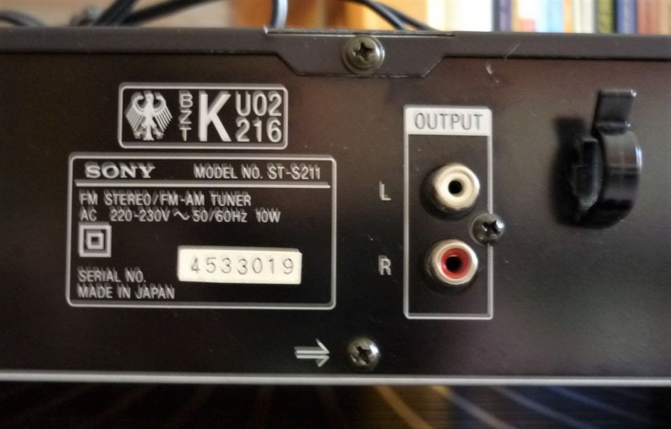 SONY AM/FM Stereo Tuner ST-S211 in Nürnberg (Mittelfr)