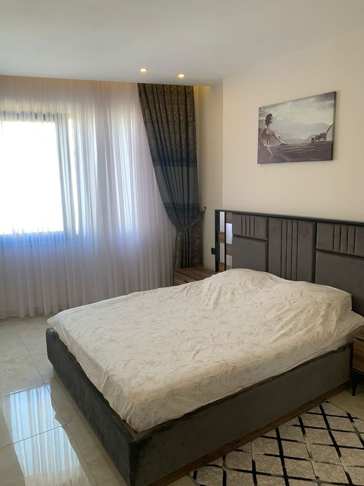 Möblierte 3+1 Duplex-Wohnung an der Spitze von Cleopatra in Alanya: Luxuriöses Wohnen mit spektakulärem Meer- und Bergblick in Rheine