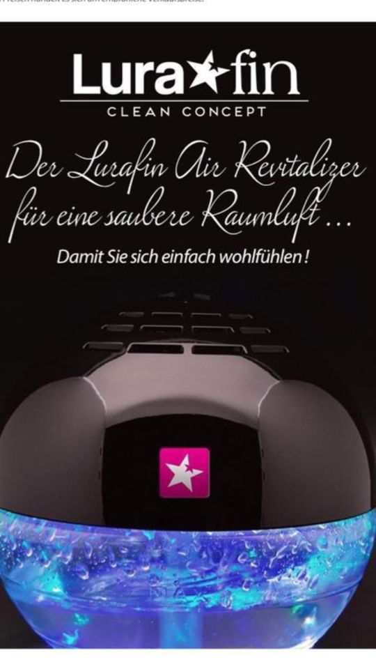 Lurafin Luftreiniger/Lufterfrischer/Luftbefeuchter Air Fresher in Weiden (Oberpfalz)