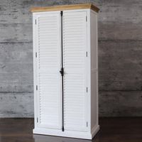 Kleiderschrank 100cm weiss GUER Lamellenschrank Garderobe massiv Baden-Württemberg - Baindt Vorschau