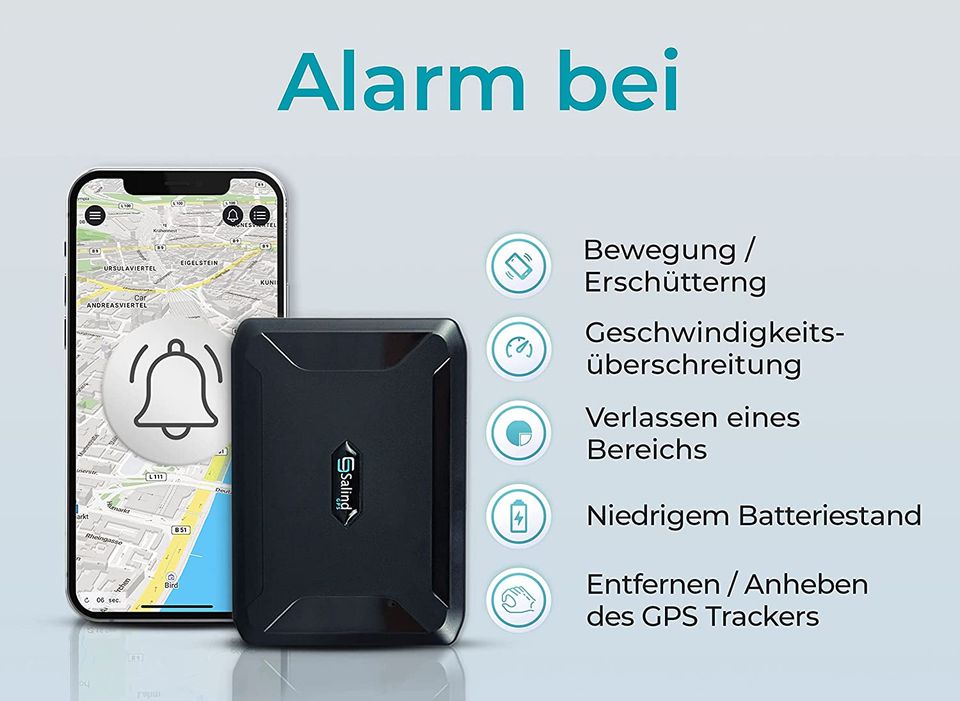 SALIND 11 GPS-Tracker Auto, Motorrad, Fahrzeuge mit Magnet in Windeck