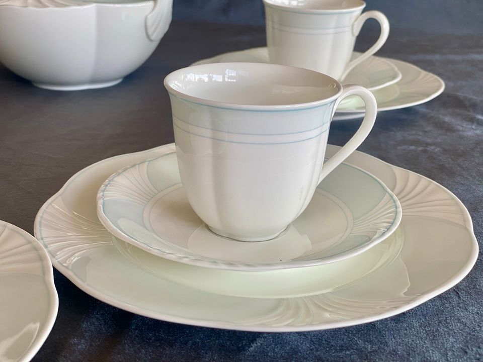 Kaffeeservice Villeroy & Boch Delta Bone China 6 Pers Teeservice in Mendig