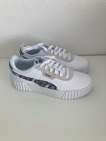 Puma Carina 3.0 Sneaker Low Snake Chic Weiß Schwarz 38 NEU Hessen - Schwarzenborn Vorschau