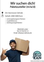Paketzusteller gesucht!!!!! Gute Bezahlung! Niedersachsen - Laatzen Vorschau