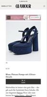 Strass Mules Asos Hochzeit Plateau festlich, High Heels Gr. 37 Kreis Pinneberg - Pinneberg Vorschau