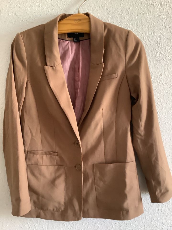 Blazer Jacket 36 H&M cognac hellbraun in Berlin