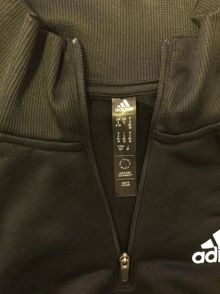 NEU! Adidas Crop Jacke Trainingsjacke schwarz S in München