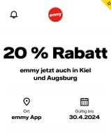 Emmy 20 % Gutschein Rabatt auf jede Fahrt im Monat Brandenburg - Cottbus Vorschau