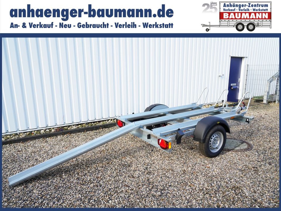 Humbaur HM 102113 3er Motorradanhänger 1000kg Neu gebremst in Bocholt