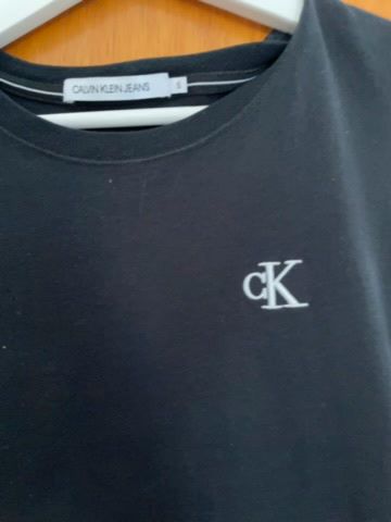 Calvin Klein T-Shirt Damen, Gr. S Schwarz in Teningen