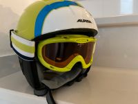 Skihelm mit Brille für Kinder, Alpina, Größe 48-52 Niedersachsen - Lunestedt Vorschau