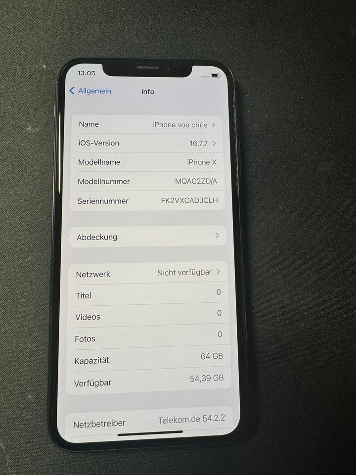 iPhone X 64GB in Jetzendorf