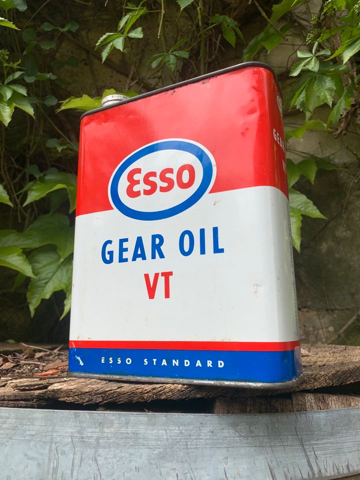 Esso Öldose 60er Jahre 2 Liter Kanister Deko Vespa Oldtimer in Korschenbroich