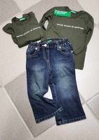 Set von Benetton / Jeans & 2 x Shirts / neu mit Etikett Gr. 74 Baden-Württemberg - Erkenbrechtsweiler Vorschau