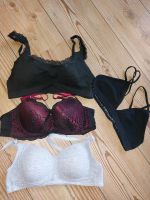 Set BH 4 Stk Bustier schwarz grau gr. XS 75 A B 70 Set  4 Stk Bayern - Lindenberg im Allgäu Vorschau